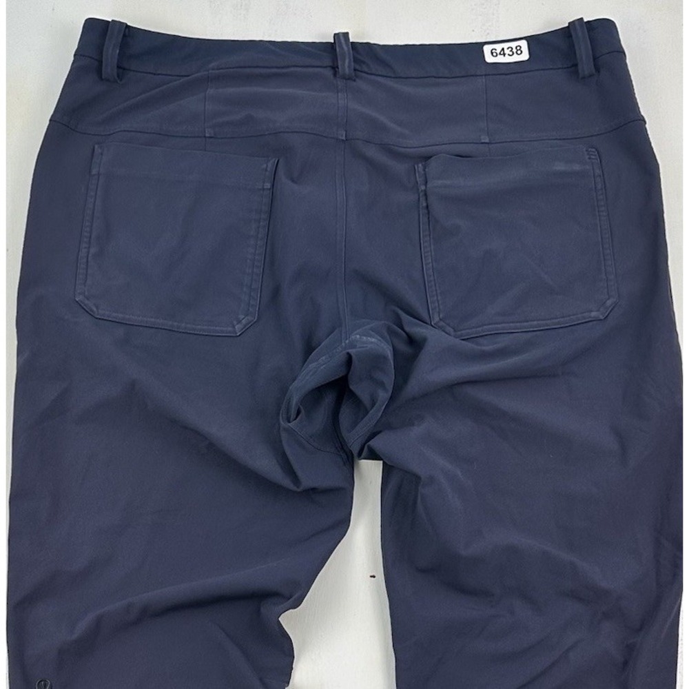 Lululemon ABC Commission‎ Performance 🎭 Pants Men 37x34 Classic Warpstreme Blue